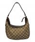 GUCCI (グッチ) GGキャンバス ワンショルダーバッグ ベージュ×ブラウン：32000円