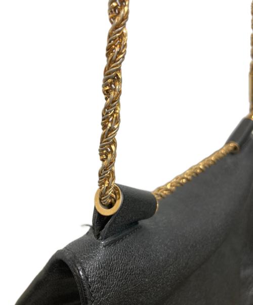 Chloe（クロエ）Chloe (クロエ) エルシー チェーン ショルダーバッグ ブラック×ゴールドの古着・服飾アイテム