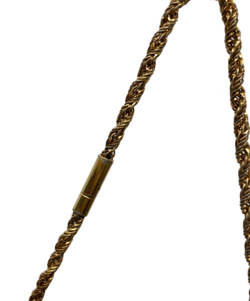 Chloe（クロエ）Chloe (クロエ) エルシー チェーン ショルダーバッグ ブラック×ゴールドの古着・服飾アイテム