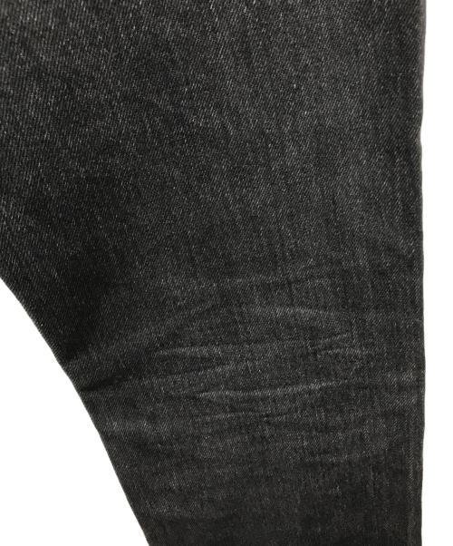 JOHN LAWRENCE SULLIVAN（ジョン ローレンス サリバン）JOHN LAWRENCE SULLIVAN (ジョン ローレンス サリバン) FRONT SIDE BELTED DENIM PANTS ブラック サイズ:46の古着・服飾アイテム
