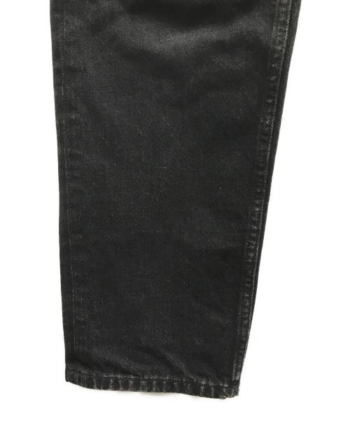 JOHN LAWRENCE SULLIVAN（ジョン ローレンス サリバン）JOHN LAWRENCE SULLIVAN (ジョン ローレンス サリバン) LEATHER PATCH DENIM ブラック サイズ:46の古着・服飾アイテム