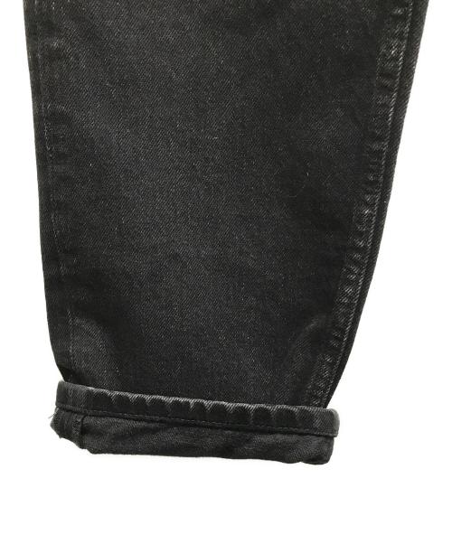 JOHN LAWRENCE SULLIVAN（ジョン ローレンス サリバン）JOHN LAWRENCE SULLIVAN (ジョン ローレンス サリバン) LEATHER PATCH DENIM ブラック サイズ:46の古着・服飾アイテム