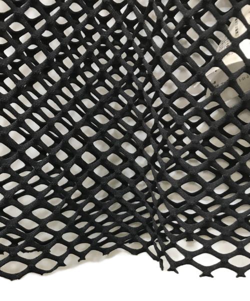 JOHN LAWRENCE SULLIVAN（ジョン ローレンス サリバン）JOHN LAWRENCE SULLIVAN (ジョン ローレンス サリバン) FISH NET HI-NECK TOP ブラック サイズ:Lの古着・服飾アイテム