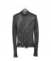 JOHN LAWRENCE SULLIVAN (ジョン ローレンス サリバン) FISH NET HI-NECK TOP ブラック サイズ:L：13000円