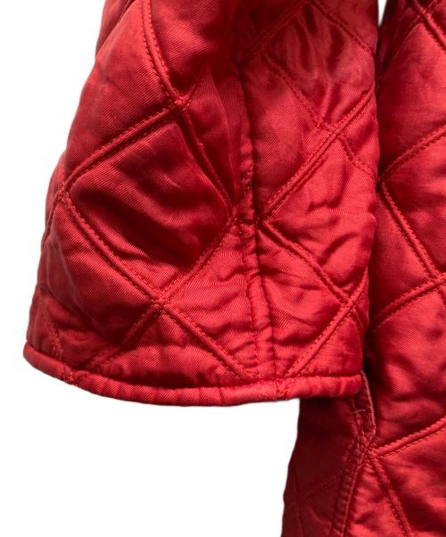 Salvatore Ferragamo（サルヴァトーレ フェラガモ）Salvatore Ferragamo (サルヴァトーレ フェラガモ) シルクキルティングコート レッド サイズ:Lの古着・服飾アイテム