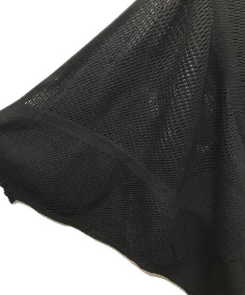 A-POC ISSEY MIYAKE（エイポック イッセイミヤケ）A-POC ISSEY MIYAKE (エイポック イッセイミヤケ) カッティングメッシュドルマンニットプルオーバー ブラック サイズ:2の古着・服飾アイテム