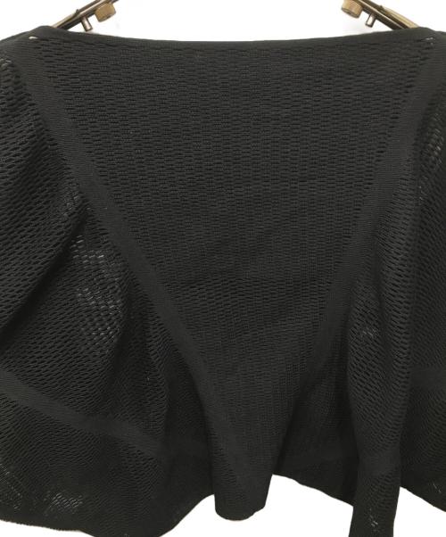 A-POC ISSEY MIYAKE（エイポック イッセイミヤケ）A-POC ISSEY MIYAKE (エイポック イッセイミヤケ) カッティングメッシュドルマンニットプルオーバー ブラック サイズ:2の古着・服飾アイテム