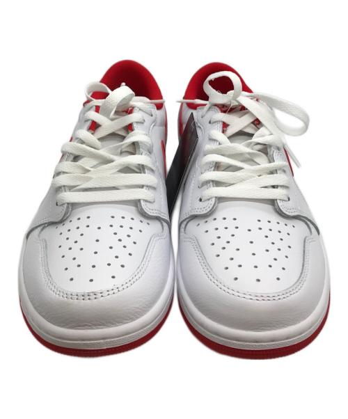 NIKE（ナイキ）NIKE (ナイキ) Air Jordan 1 Retro Low OG ホワイト×レッド サイズ:9.5の古着・服飾アイテム