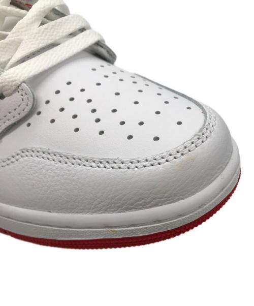 NIKE（ナイキ）NIKE (ナイキ) Air Jordan 1 Retro Low OG ホワイト×レッド サイズ:9.5の古着・服飾アイテム