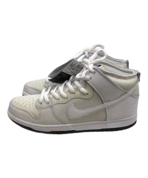 NIKE SB（ナイキエスビー）NIKE SB (ナイキエスビー) ANTIHERO (アンタイヒーロー) Dunk High QS ホワイト×オフホワイト サイズ:9.5の古着・服飾アイテム