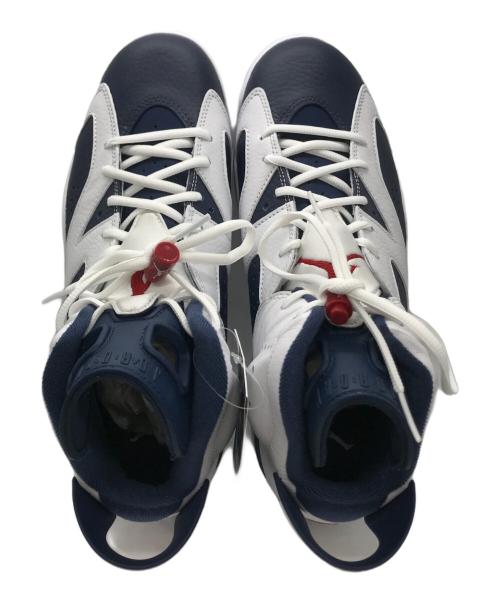 NIKE（ナイキ）NIKE (ナイキ) Air Jordan 6 Retro ホワイト×ネイビー サイズ:9の古着・服飾アイテム