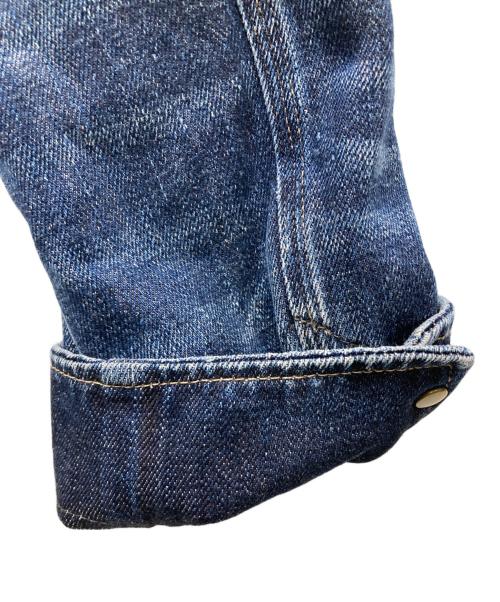 POLO RALPH LAUREN（ポロ・ラルフローレン）POLO RALPH LAUREN (ポロ・ラルフローレン) チェックライニングデニムカバーオール ネイビー サイズ:XLの古着・服飾アイテム