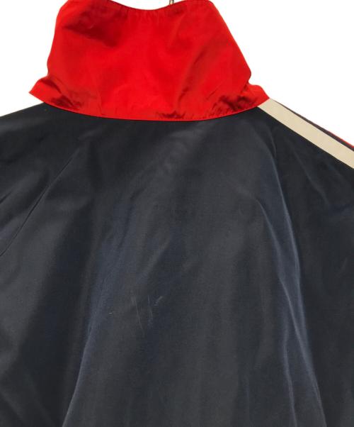 BALENCIAGA（バレンシアガ）BALENCIAGA (バレンシアガ) トラックスーツポプリンジャケット ネイビー×ホワイト×レッド サイズ:34の古着・服飾アイテム