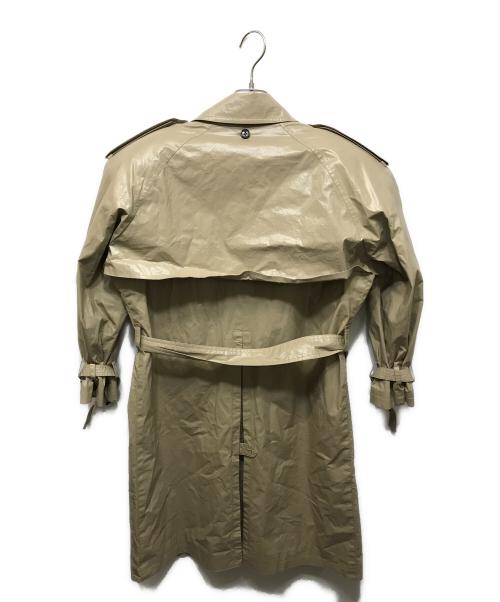 JOHN LAWRENCE SULLIVAN（ジョン ローレンス サリバン）JOHN LAWRENCE SULLIVAN (ジョン ローレンス サリバン) COATED COTTON 2WAYトレンチコート ベージュ サイズ:Mの古着・服飾アイテム