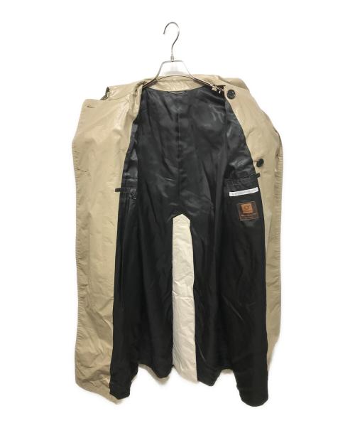 JOHN LAWRENCE SULLIVAN（ジョン ローレンス サリバン）JOHN LAWRENCE SULLIVAN (ジョン ローレンス サリバン) COATED COTTON 2WAYトレンチコート ベージュ サイズ:Mの古着・服飾アイテム