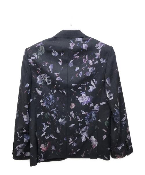 LAD MUSICIAN（ラッドミュージシャン）LAD MUSICIAN (ラッドミュージシャン) フラワープリント1Bジャケット グレー サイズ:42の古着・服飾アイテム