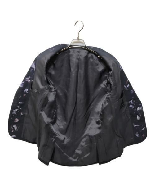 LAD MUSICIAN（ラッドミュージシャン）LAD MUSICIAN (ラッドミュージシャン) フラワープリント1Bジャケット グレー サイズ:42の古着・服飾アイテム