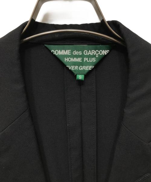 COMME des GARCONS HOMME PLUS（コムデギャルソンオムプリュス）COMME des GARCONS HOMME PLUS (コムデギャルソンオムプリュス) ラインスタッズ1Bジャケット ブラック サイズ:Sの古着・服飾アイテム
