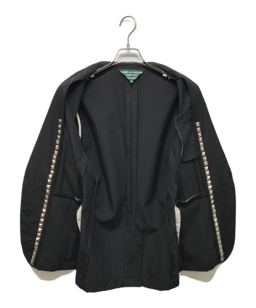 COMME des GARCONS HOMME PLUS（コムデギャルソンオムプリュス）COMME des GARCONS HOMME PLUS (コムデギャルソンオムプリュス) ラインスタッズ1Bジャケット ブラック サイズ:Sの古着・服飾アイテム