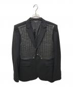 JOHN LAWRENCE SULLIVANジョン ローレンス サリバン）の古着「Quilt Panel Jacket」｜ブラック