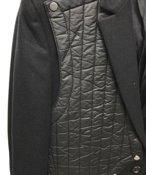 JOHN LAWRENCE SULLIVAN（ジョン ローレンス サリバン）JOHN LAWRENCE SULLIVAN (ジョン ローレンス サリバン) Quilt Panel Jacket ブラック サイズ:48の古着・服飾アイテム