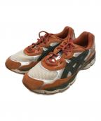 asicsアシックス）の古着「GEL-NYC」｜オレンジ×カーキ