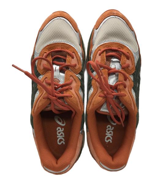 asics（アシックス）asics (アシックス) GEL-NYC オレンジ×カーキ サイズ:９の古着・服飾アイテム