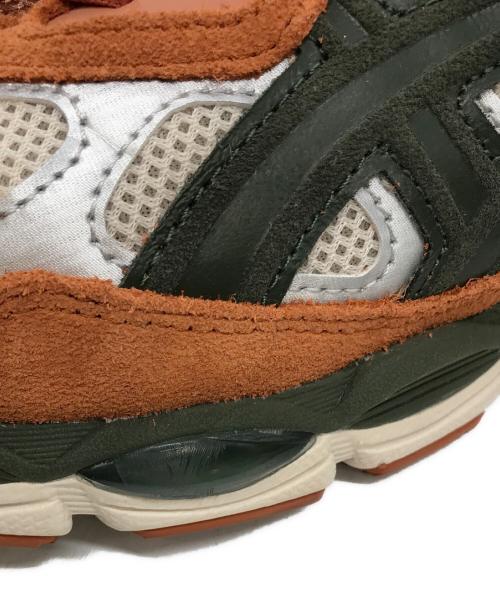 asics（アシックス）asics (アシックス) GEL-NYC オレンジ×カーキ サイズ:９の古着・服飾アイテム