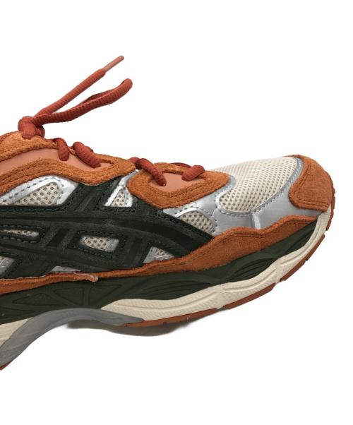 asics（アシックス）asics (アシックス) GEL-NYC オレンジ×カーキ サイズ:９の古着・服飾アイテム