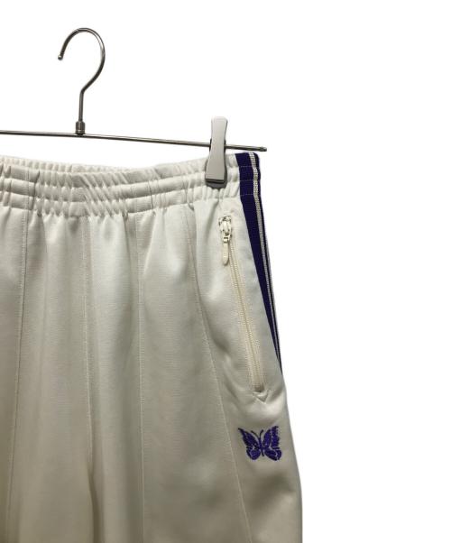 Needles（ニードルズ）Needles (ニードルズ) H.D. Track Pant ホワイト×パープル サイズ:Mの古着・服飾アイテム