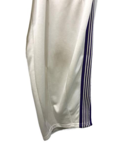 Needles（ニードルズ）Needles (ニードルズ) H.D. Track Pant ホワイト×パープル サイズ:Mの古着・服飾アイテム