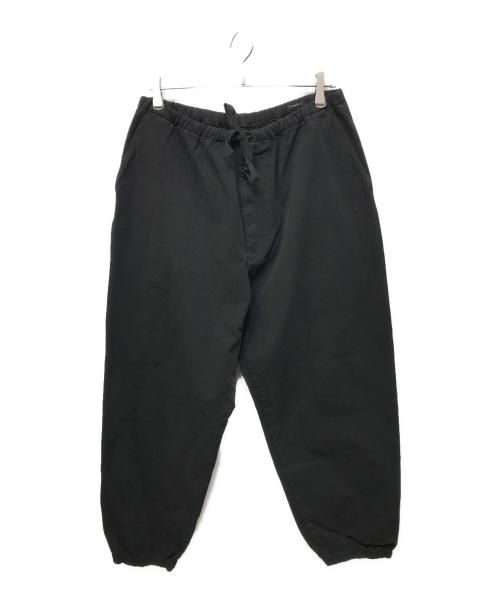 COMOLI（コモリ）COMOLI (コモリ) 製品染 ドローストリングパンツ ブラック サイズ:Lの古着・服飾アイテム