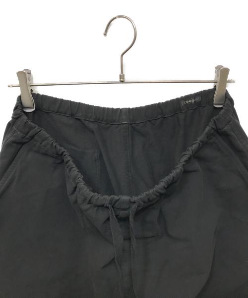 COMOLI（コモリ）COMOLI (コモリ) 製品染 ドローストリングパンツ ブラック サイズ:Lの古着・服飾アイテム
