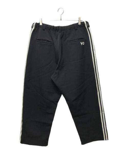 Y-3（ワイスリー）Y-3 (ワイスリー) adidas (アディダス) 3-STRIPES STRAIGHT TRACK PANTS ブラック サイズ:Ⅼの古着・服飾アイテム
