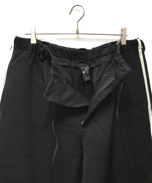 Y-3（ワイスリー）Y-3 (ワイスリー) adidas (アディダス) 3-STRIPES STRAIGHT TRACK PANTS ブラック サイズ:Ⅼの古着・服飾アイテム
