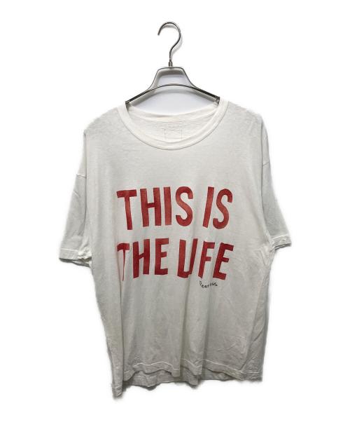 VISVIM（ビズビム）VISVIM (ビズビム) JUMBO TEE S/S T.I.T.L. ホワイト サイズ:5の古着・服飾アイテム