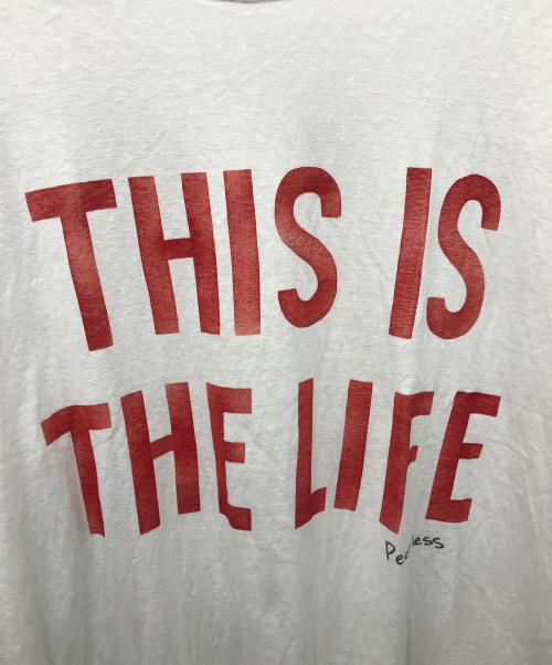 VISVIM（ビズビム）VISVIM (ビズビム) JUMBO TEE S/S T.I.T.L. ホワイト サイズ:5の古着・服飾アイテム