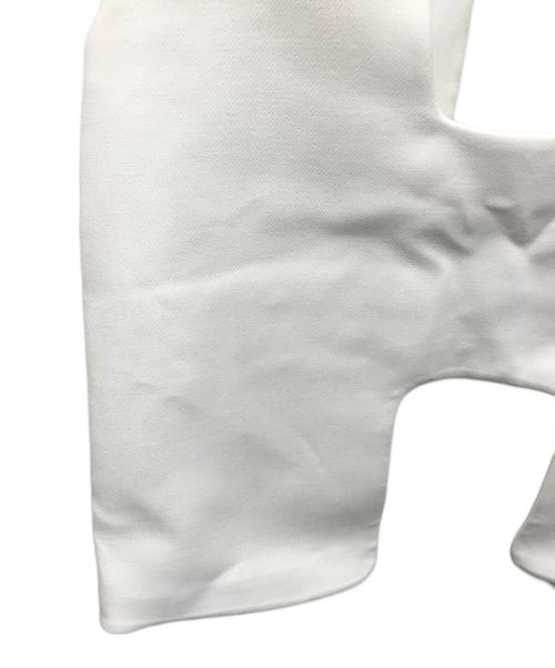 ENFOLD（エンフォルド）ENFOLD (エンフォルド) ダブルクロス ベスト ホワイト サイズ:38の古着・服飾アイテム