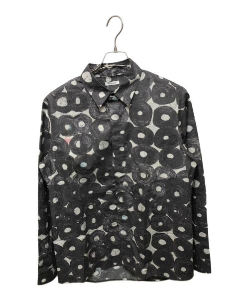 HERALBONY（ヘラルボニー）HERALBONY (ヘラルボニー) (無題)(丸)アート クラシック シャツ グレー サイズ:Mの古着・服飾アイテム