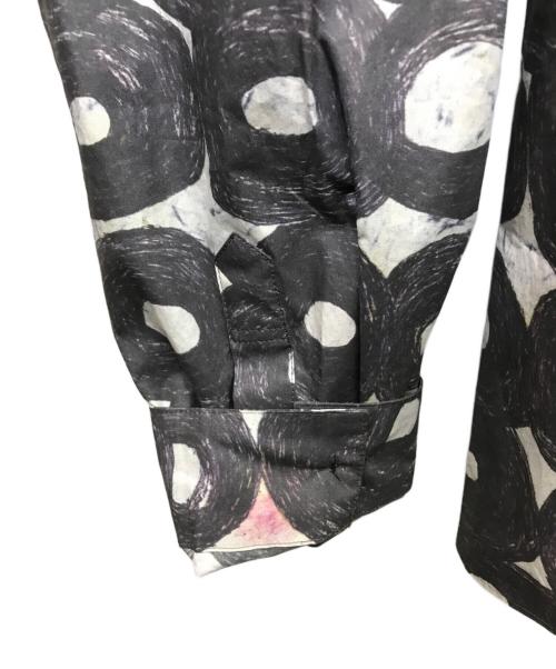 HERALBONY（ヘラルボニー）HERALBONY (ヘラルボニー) (無題)(丸)アート クラシック シャツ グレー サイズ:Mの古着・服飾アイテム