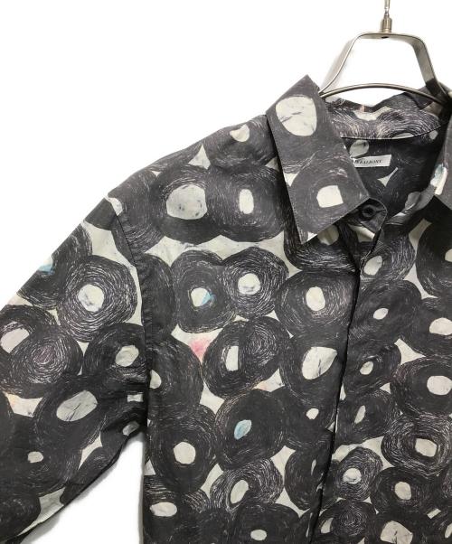 HERALBONY（ヘラルボニー）HERALBONY (ヘラルボニー) (無題)(丸)アート クラシック シャツ グレー サイズ:Mの古着・服飾アイテム