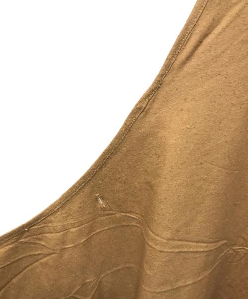 BASERANGE（ベースレンジ）BASERANGE (ベースレンジ) シルク エプロンドレス ベージュ サイズ:XSの古着・服飾アイテム