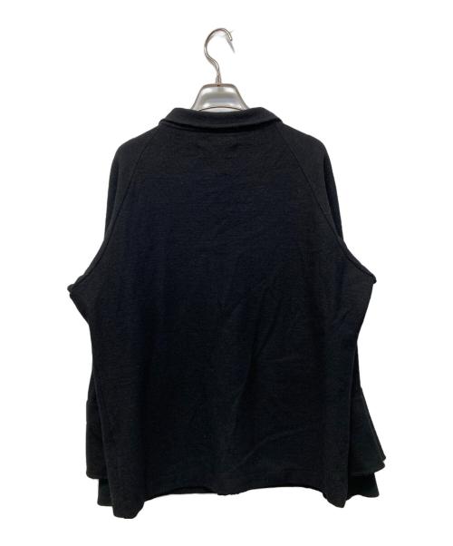 yohji yamamoto+noir（ヨウジヤマモトプリュスノアール）yohji yamamoto+noir (ヨウジヤマモトプリュスノアール) ウールジャケット ブラック サイズ:2の古着・服飾アイテム