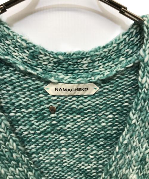 NAMACHEKO（ナマチェコ）NAMACHEKO (ナマチェコ) CYRUS CARDIGAN グリーン サイズ:Sの古着・服飾アイテム