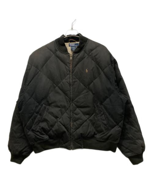 POLO RALPH LAUREN（ポロ・ラルフローレン）POLO RALPH LAUREN (ポロ・ラルフローレン) キルティングダウンジャケット ブラック サイズ:XLの古着・服飾アイテム
