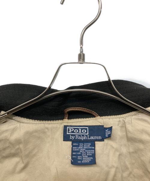 POLO RALPH LAUREN（ポロ・ラルフローレン）POLO RALPH LAUREN (ポロ・ラルフローレン) キルティングダウンジャケット ブラック サイズ:XLの古着・服飾アイテム