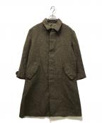 Vlas Blommeヴラスブラム）の古着「コルトレイクリネンブレンドコート」｜ブラウン