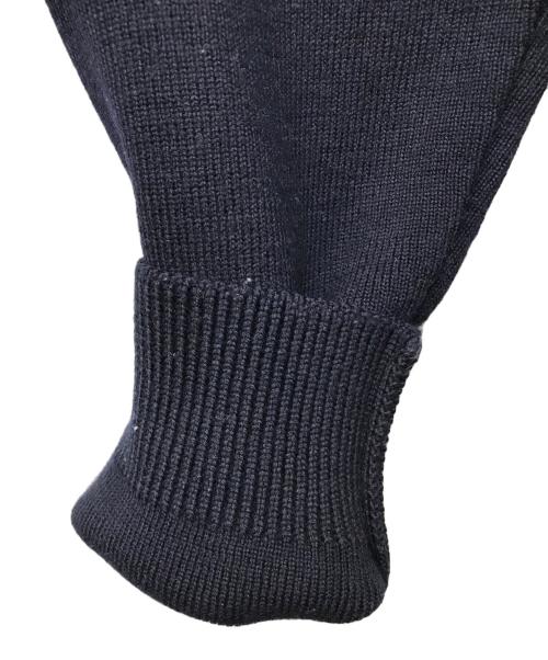 SAINT JAMES（セントジェームス）SAINT JAMES (セントジェームス) Pyrenex (ピレネックス) バージンウールセーター ニット ネイビー サイズ:不明の古着・服飾アイテム