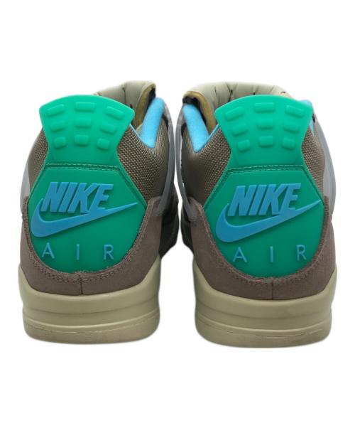 NIKE（ナイキ）NIKE (ナイキ) UNION (ユニオン) AIR JORDAN 4 SP グレー×ブルー×グリーン サイズ:29㎝の古着・服飾アイテム