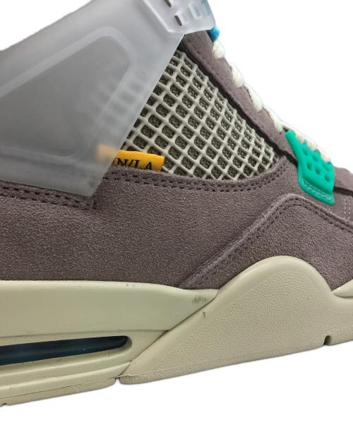 NIKE（ナイキ）NIKE (ナイキ) UNION (ユニオン) AIR JORDAN 4 SP グレー×ブルー×グリーン サイズ:29㎝の古着・服飾アイテム